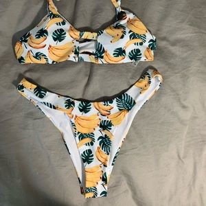 Zaful banana bikini set